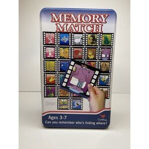 2004  Cardinal Memory Match Game Metal Box‎ Edition